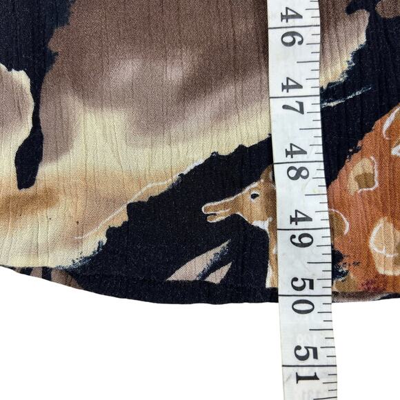 Vintage 90s Safari Print Maxi Dress M | Boho African Animal Zebra Giraffe Rayon - Picture 12 of 13